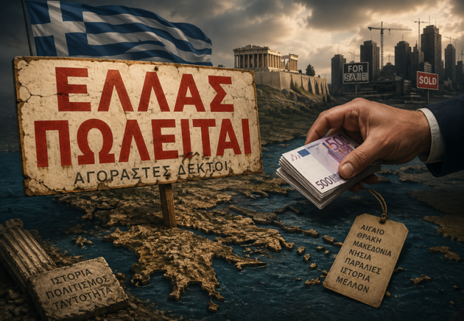 Γεώργιος Αποστολάκης: ΕΛΛΑΣ ΠΩΛΕΙΤΑΙ